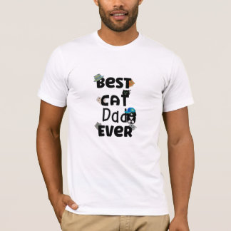Bester Katzenvater Aller Zeiten Beim Angeln Süße K T-Shirt