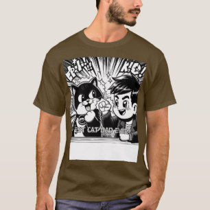 Bester Katzenvater aller Zeiten Faustschlag T-Shirt