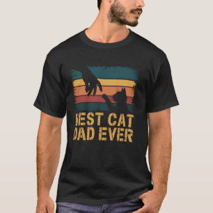 Bester Katzenvater Aller Zeiten Lustiger Katzenlie T-Shirt