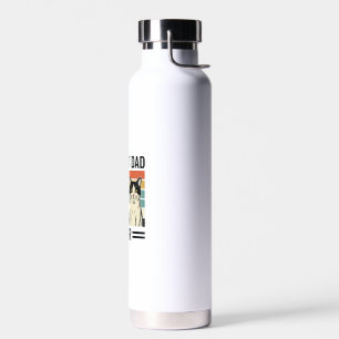 Bester Katzenvater aller Zeiten Retro-Katze Fausts Trinkflasche