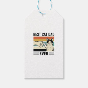 Bester Katzenvater Aller Zeiten Retro Katzen Faust Geschenkanhänger