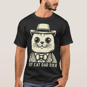 Bester Katzenvater aller Zeiten Vintage-Katzendesi T-Shirt