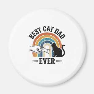 Bester Katzenvater Aller Zeiten Vintage Katzenlieb Magnet