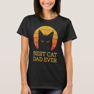 Bester Katzenvater Aller Zeiten Vintage Katzenpapa T-Shirt