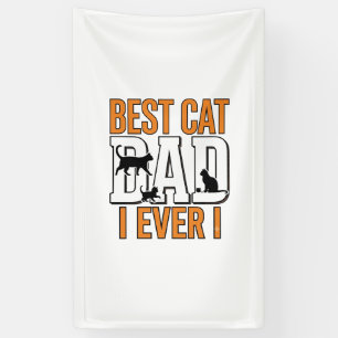 Bester Katzenvater Aller Zeiten Vintage Katzenvate Banner