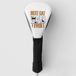 Bester Katzenvater Aller Zeiten Vintage Katzenvate Golf Headcover