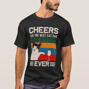 Bester Katzenvater aller Zeiten zum Vatertag Zitat T-Shirt