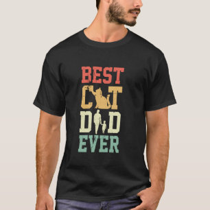 Bester Katzenvater Allerlustigster Katzenpapa Katz T-Shirt