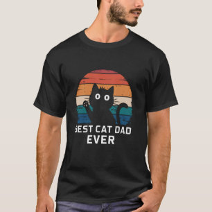 Bester Katzenvater Allerlustigstes Katzenliebhaber T-Shirt