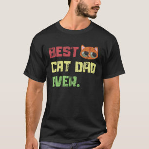 Bester Katzenvater Bedrängt T-Shirt
