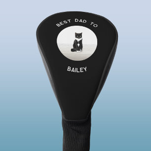 Bester Katzenvater, individuelles Textfoto-Andenke Golf Headcover