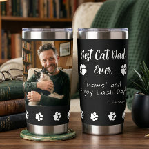 Bester Katzenvater Pfoten Haustier Schwarzes Foto