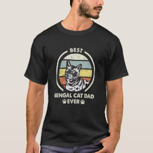 Bester Katzenvater überhaupt Bengal-Katze T-Shirt