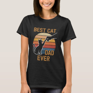 Bester Katzenvater überhaupt Bump Fist Vintage Lus T-Shirt