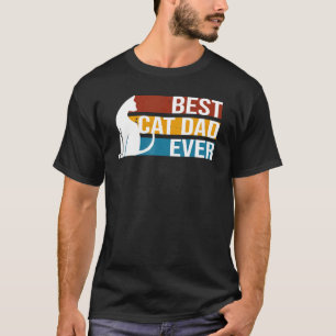 Bester Katzenvater überhaupt I Vintage Retro Kätzc T-Shirt