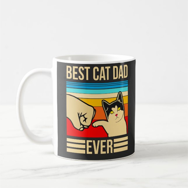 Bester Katzenvater überhaupt Kaffeetasse (Links)