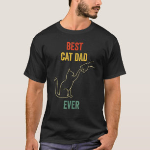 Bester Katzenvater überhaupt Kätzchen Katzenpapa T-Shirt