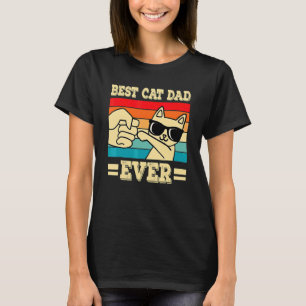 Bester Katzenvater überhaupt Katze Vatertag 42 T-Shirt