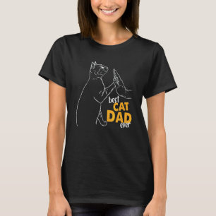 Bester Katzenvater überhaupt Katze Vatertag 4 T-Shirt