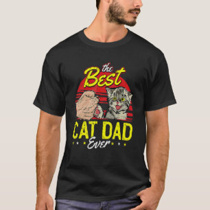Bester Katzenvater überhaupt Katze Vatertag 54 T-Shirt