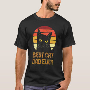 Bester Katzenvater überhaupt Katze Vintage T-Shirt