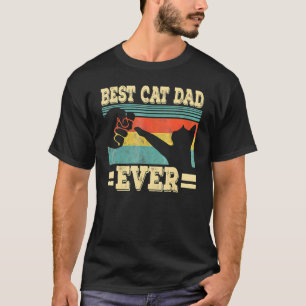 Bester Katzenvater überhaupt Katzenpapa Daumen ho T-Shirt