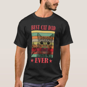 Bester Katzenvater überhaupt Katzenpapa Vatertag T-Shirt
