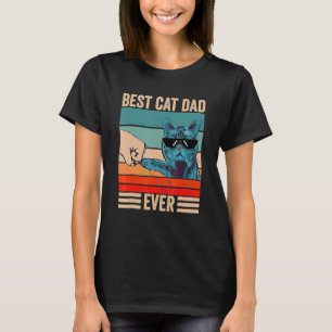 Bester Katzenvater überhaupt Katzenpapa Vatertag T-Shirt