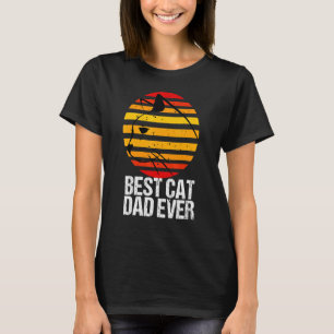 Bester Katzenvater überhaupt Katzenpapa Vatertag T-Shirt