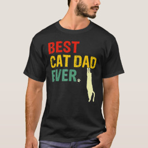 Bester Katzenvater überhaupt Katzenpapa Vatertag T-Shirt