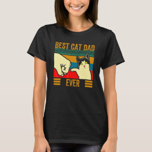 Bester Katzenvater überhaupt Katzenpapa Vatertag T-Shirt