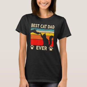 Bester Katzenvater überhaupt Katzenpapa Vatertag T-Shirt