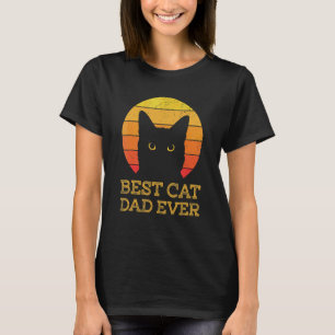 Bester Katzenvater überhaupt Katzenpapa Vatertag T-Shirt