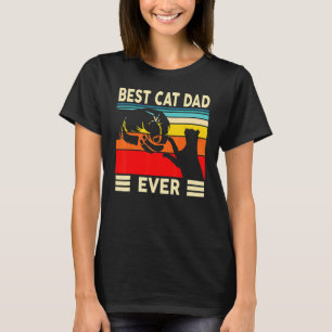Bester Katzenvater überhaupt Katzenpapa Vatertag T-Shirt