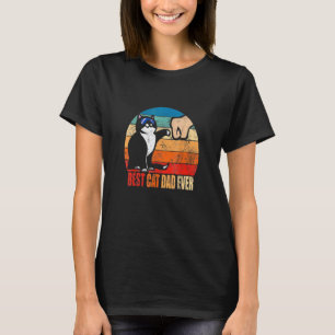 Bester Katzenvater überhaupt Katzenpapa Vatertag T-Shirt