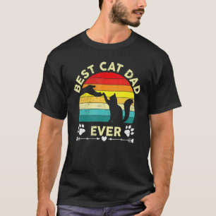 Bester Katzenvater überhaupt  Lustiger Katzenpapa  T-Shirt