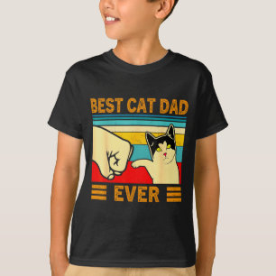Bester Katzenvater überhaupt lustiges Katzenliebha T-Shirt