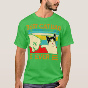 Bester Katzenvater überhaupt Lustiges Katzenpapa V T-Shirt