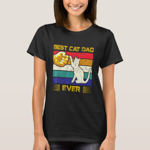 Bester Katzenvater überhaupt mit Retro-Vintage für T-Shirt