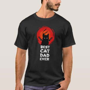 Bester Katzenvater überhaupt Ninja Katzenvater Vat T-Shirt