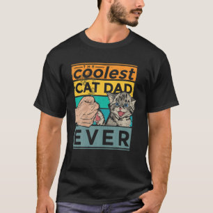 Bester Katzenvater überhaupt Paw Fauststoß Fit Vin T-Shirt
