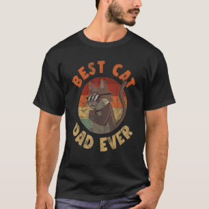 Bester Katzenvater überhaupt Retro und Vintage Son T-Shirt
