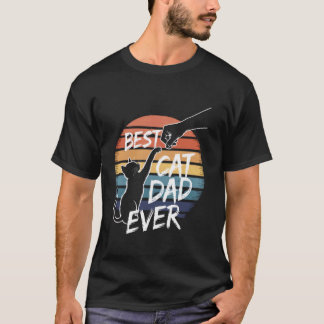 Bester Katzenvater überhaupt, stoße Faust Daddy Re T-Shirt