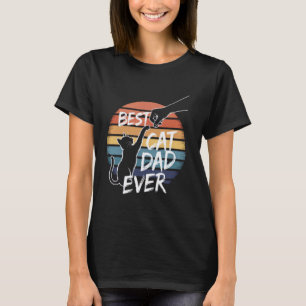 Bester Katzenvater überhaupt, stoße Faust Daddy Re T-Shirt