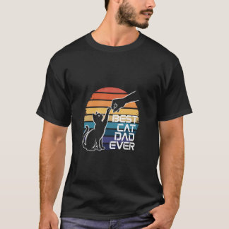 Bester Katzenvater überhaupt, stoße Faust Katzen V T-Shirt