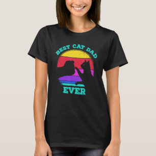Bester Katzenvater überhaupt Süßer Katzenliebhaber T-Shirt