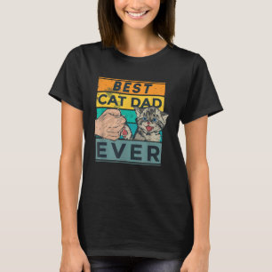 Bester Katzenvater überhaupt Vatertag Daddy Vater  T-Shirt