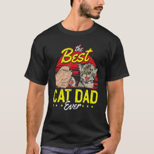 Bester Katzenvater überhaupt Vatertag Süße Katze K T-Shirt