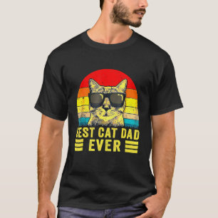 Bester Katzenvater überhaupt Vintage Bump Fit Vate T-Shirt