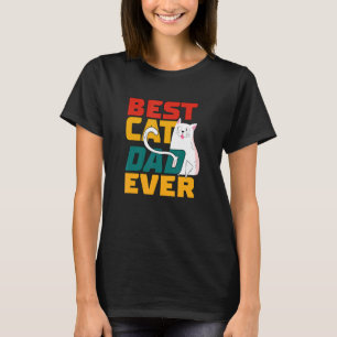 Bester Katzenvater überhaupt Vintage für Katzen Va T-Shirt